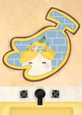 a crown made of flowers, just for me!